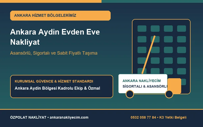 Ankara - Aydın (Kuşadası/Didim) Evden Eve Nakliyat